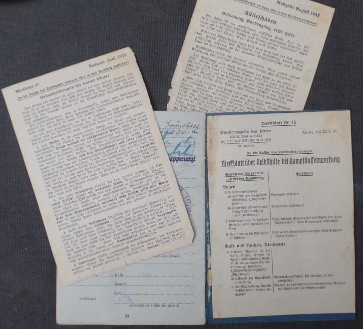 Soldbuch WH -Luftwaffe-Medic-Flak-Padberg