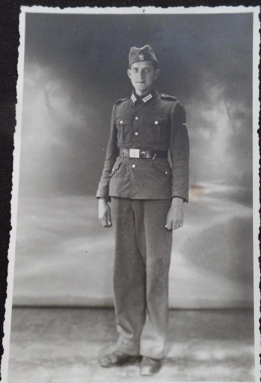 SS-Polizei enlisted man photocard