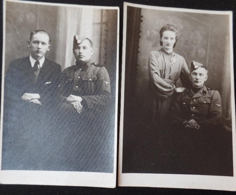 Waffen SS postcard pictures - brothers?