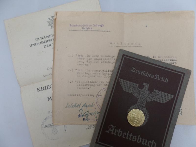 Award document set Luftwaffe - 
