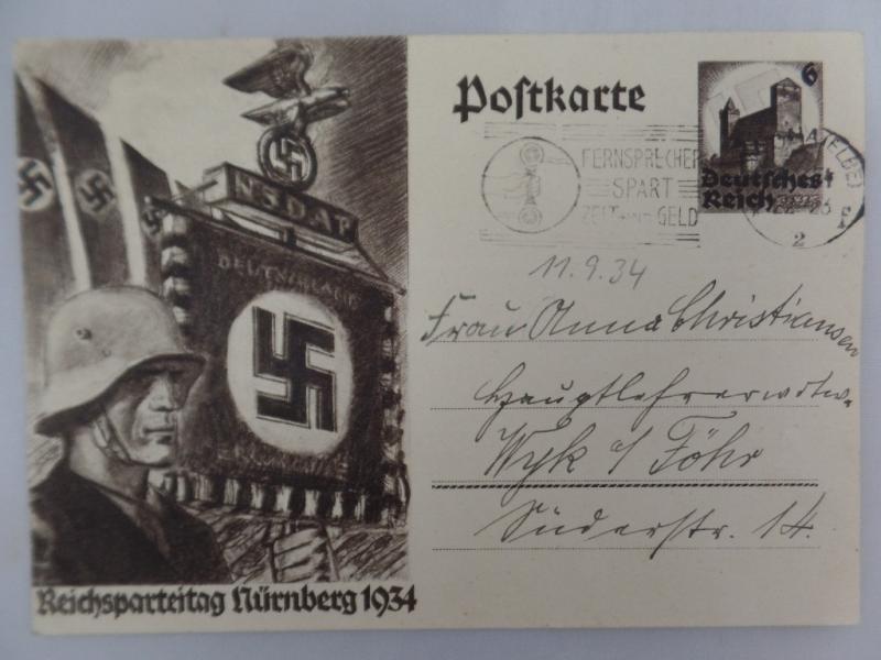 Reichsparteitag Nürnberg 1934 - postcard