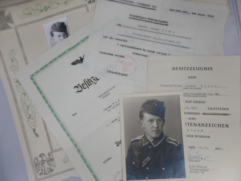 Citation grouping - WH (Heer) - Pz.Art.Rgt.103 / 4 Pz.Div. - Fuchs