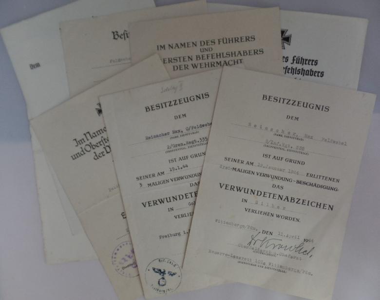 Citation grouping WH (Heer) - 205.Inf.Div. - Reinacher