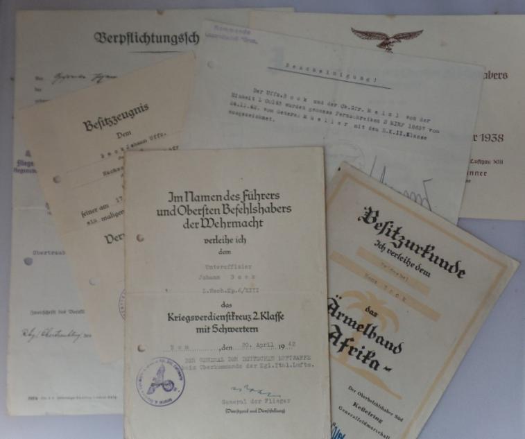 Citation grouping Luftwaffe  - DAK - Africa - Bock