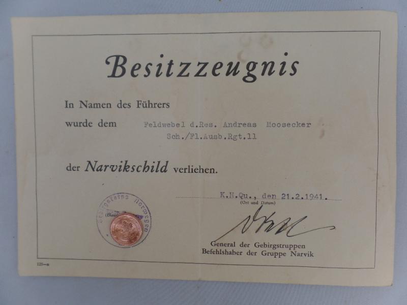 Citation - Luftwaffe - Sch./Fl.Ausb.Rgt.11 - Narvik - Moosecker