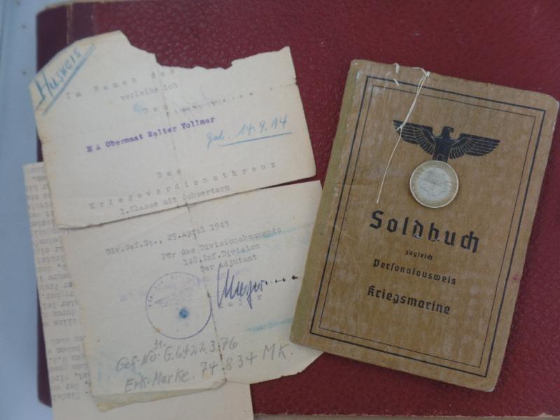 Soldbook /photoalbum KM - M.E.K.Italien / 148.Inf.Div. - Italy - Vollmer