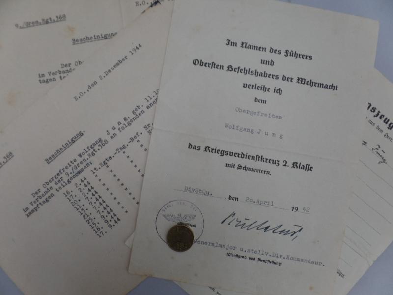 Citation set -  WH (Heer) -  Sich.Div.281 - Jung