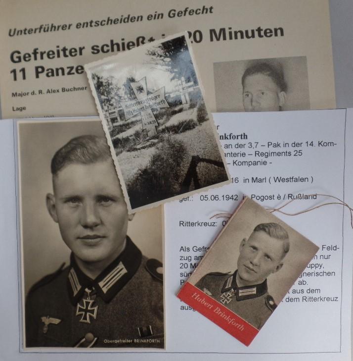 RK recipient Brinkforth - KIA - 1942