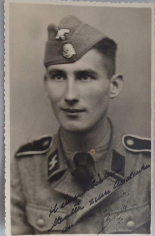 Waffen SS postcard picture - 1943