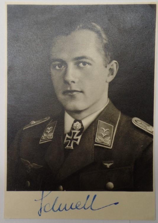 Postcard picture - Luftwaffe - J.G.54 - Oakleaves recipient - KIA - Schnell