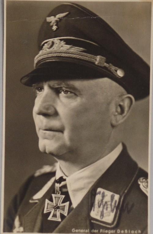 Hoffmann postcard - Luftwaffe - KC recipient - Dessloch