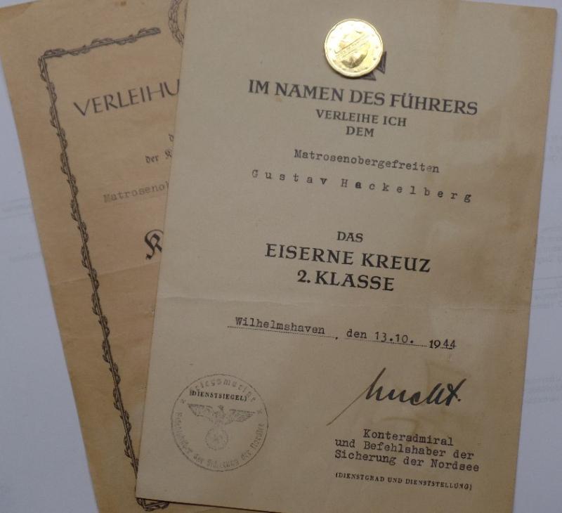 Citation set KM - 1.Sich.Div. - Hackelberg