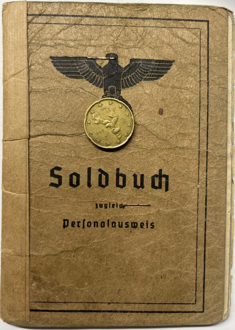 Soldbuch  WH / Luftwaffe - 18.Luftwaffe Feld Div. - Wüst