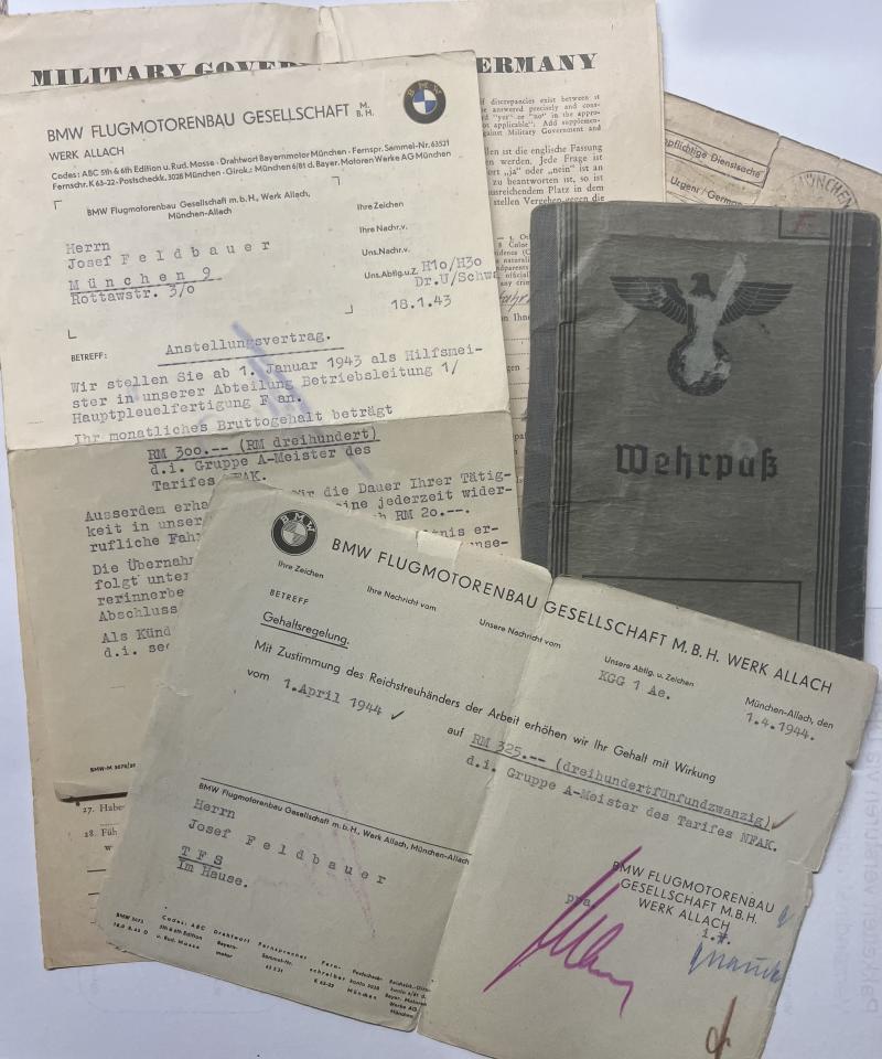 Wehrpass - BMW Flugmotorenbau 