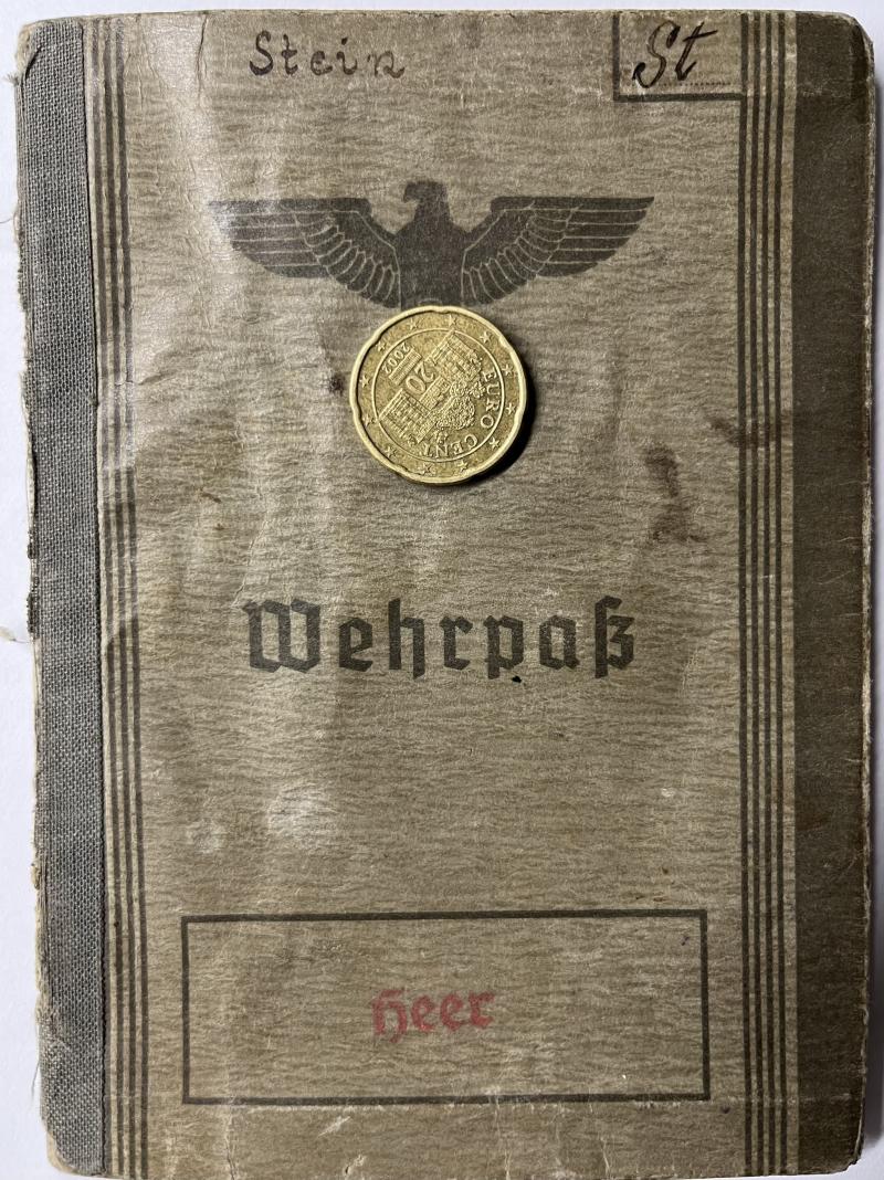 Wehrpass -  WH (Heer) - 86.Inf.Div. - Stein