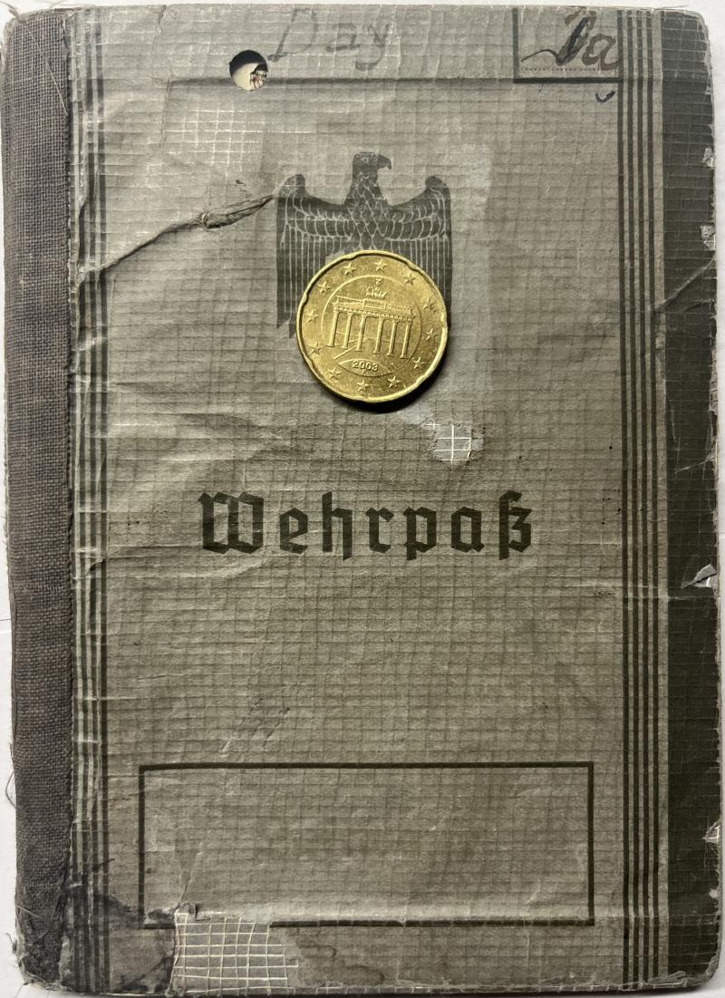 Wehrpass - Luftwaffe /  WH (Heer) - 155.Inf.Div. - POW Italy - Day