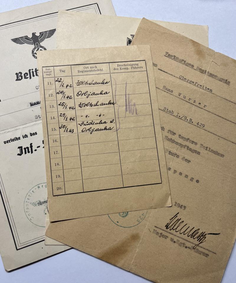 Citation grouping -  WH (Heer) - 168.Inf.Div. - Wurzer