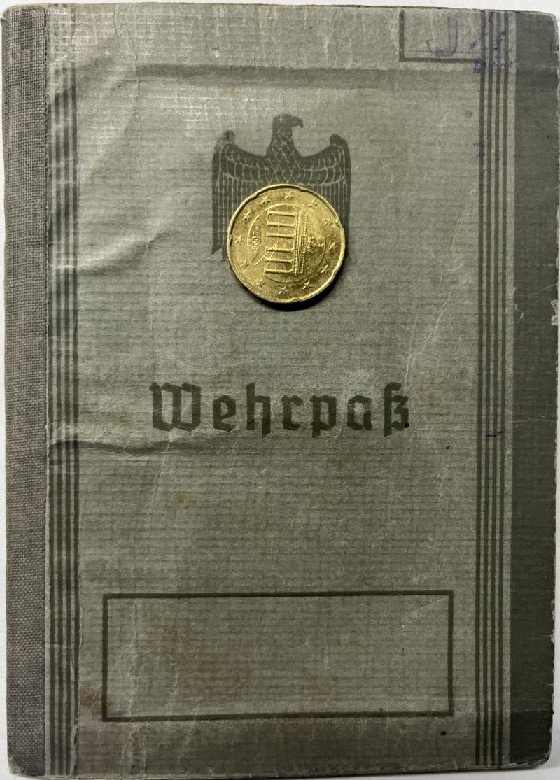 Wehrpass  - Luftwaffe -  Transport-Kolonne 102 - Janning