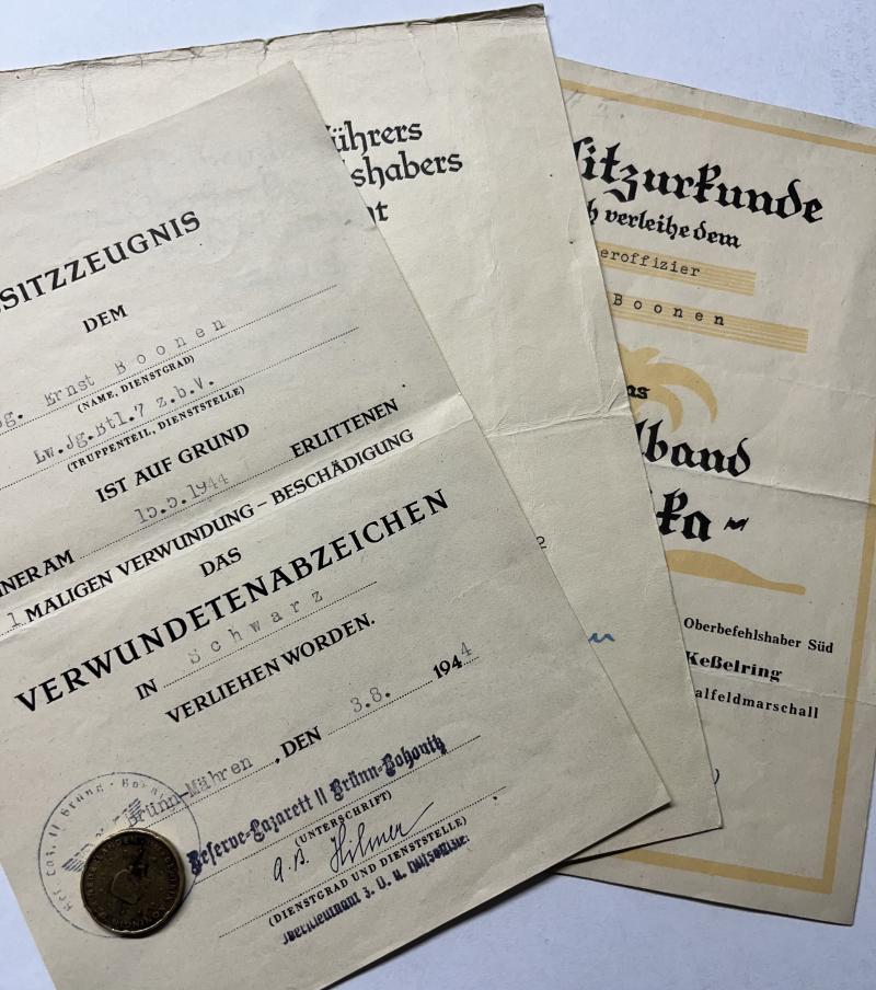 Citation grouping - Luftwaffe - J.G.77 /Luftwaffe Jäger Btl.7 z.b.V. - Boonen