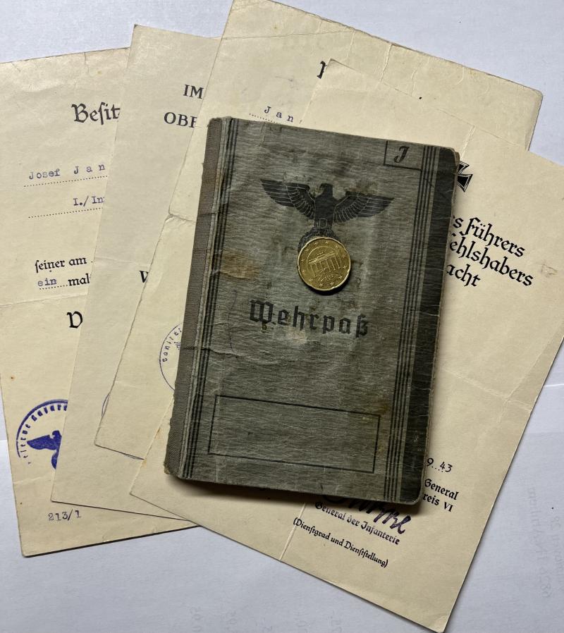 Wehrpass / citation grouping - WH (Heer) - 227.Inf.Div. -  Janssen