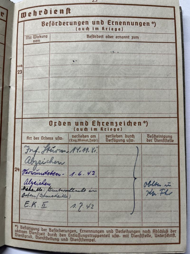 Kurland Docs | Wehrpass / citation grouping - WH (Heer) - 72.Inf.Div ...