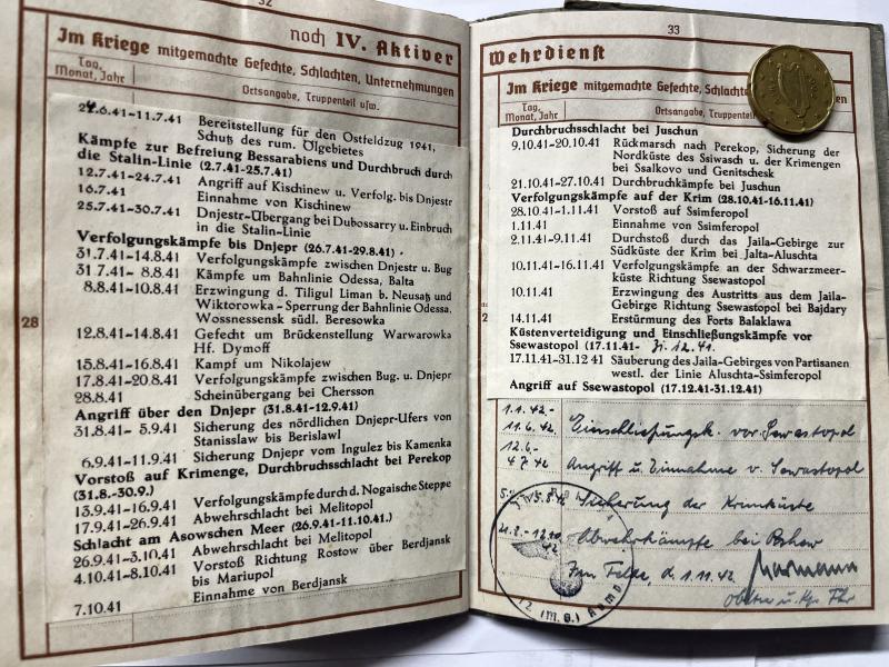 Kurland Docs | Wehrpass / citation grouping - WH (Heer) - 72.Inf.Div ...