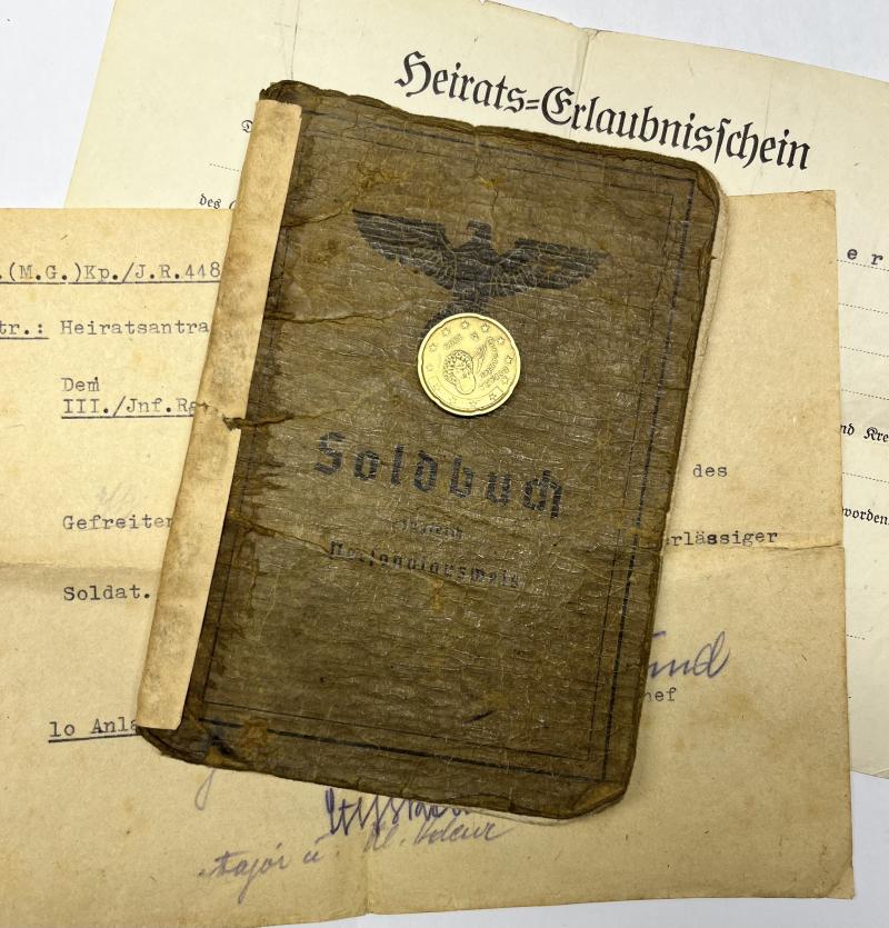 Soldbuch - WH (Heer) -  268.Inf.Div. - Dockter