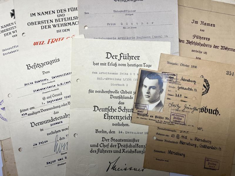 Document grouping - WH (Heer) - 14.Inf.Div. - Günther
