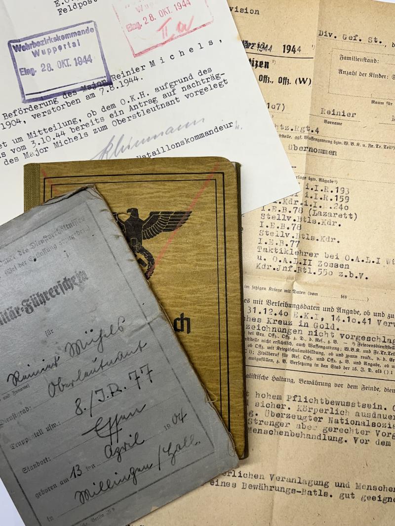 Soldbook - WH (Heer) - Inf.Btl.550 zbV - Michels