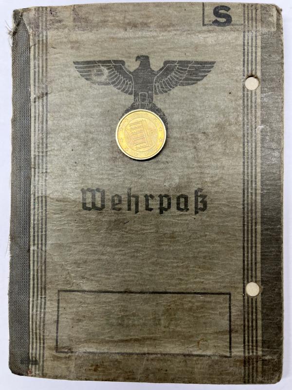 Wehrpass - Luftwaffe - lei. Flak Abt.1003 - Stiehler