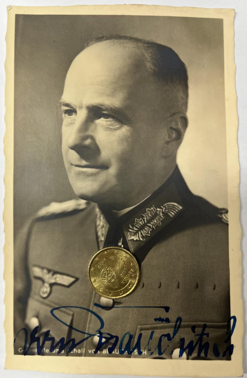 Hoffmann photocard - von Brauchitsch