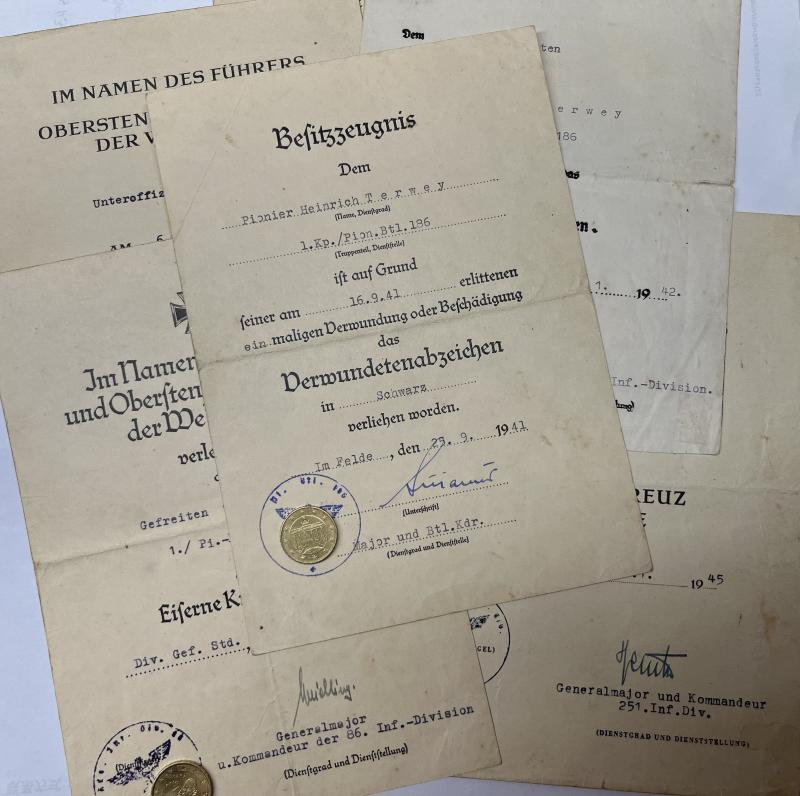 Citation grouping -  WH (Heer) - 86.Inf.Div./251.Inf.Div. - Terwey