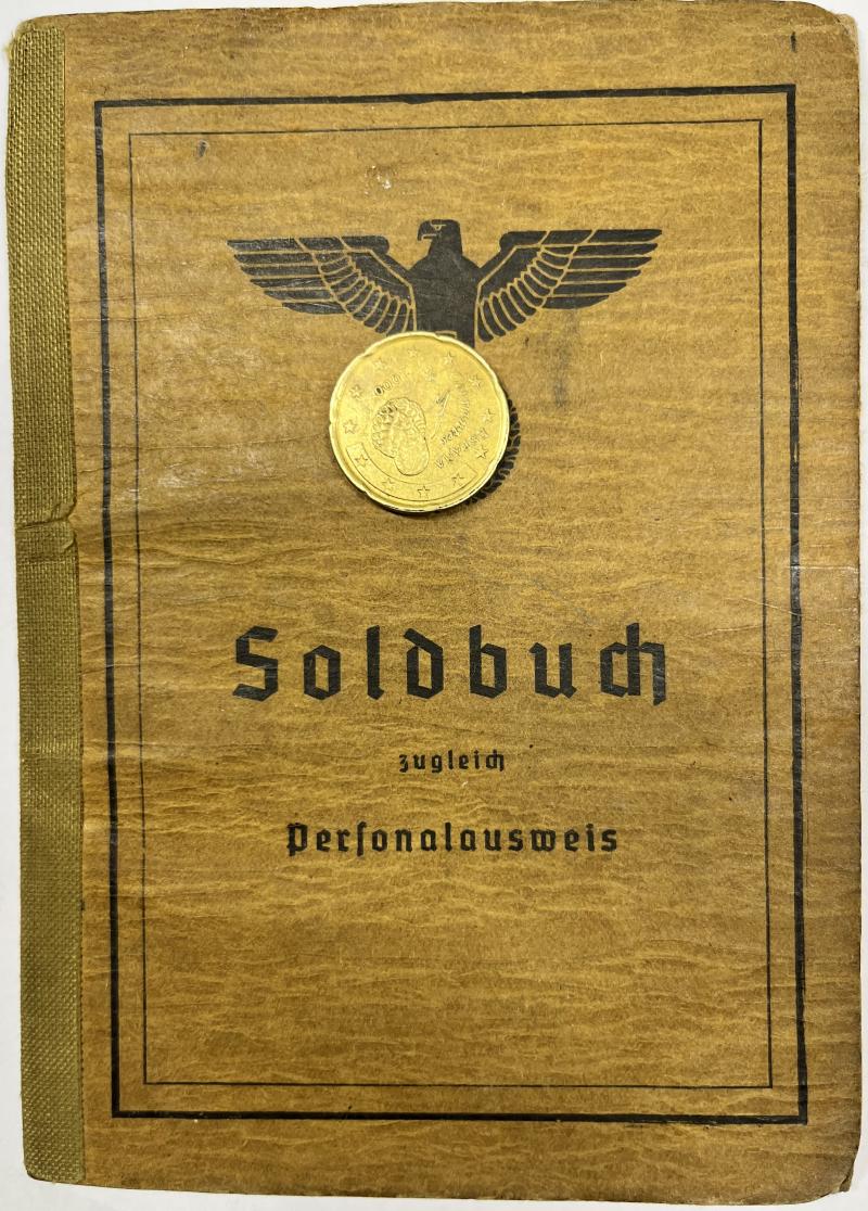 Soldbuch WH - Luftwaffe - 84.Inf.Div./8.Fschj.Div. - Widow