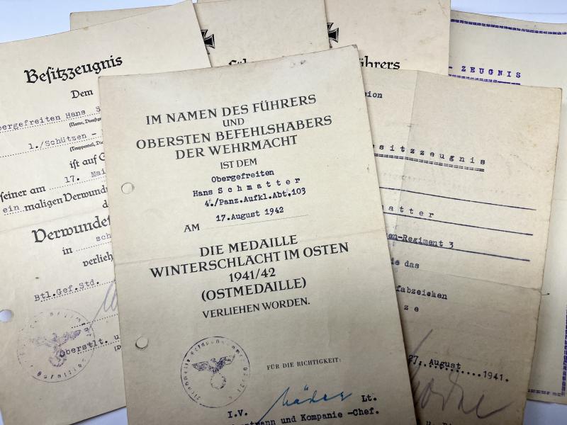 Citation grouping - 3.Pz.Div. - Italy - Schmatter