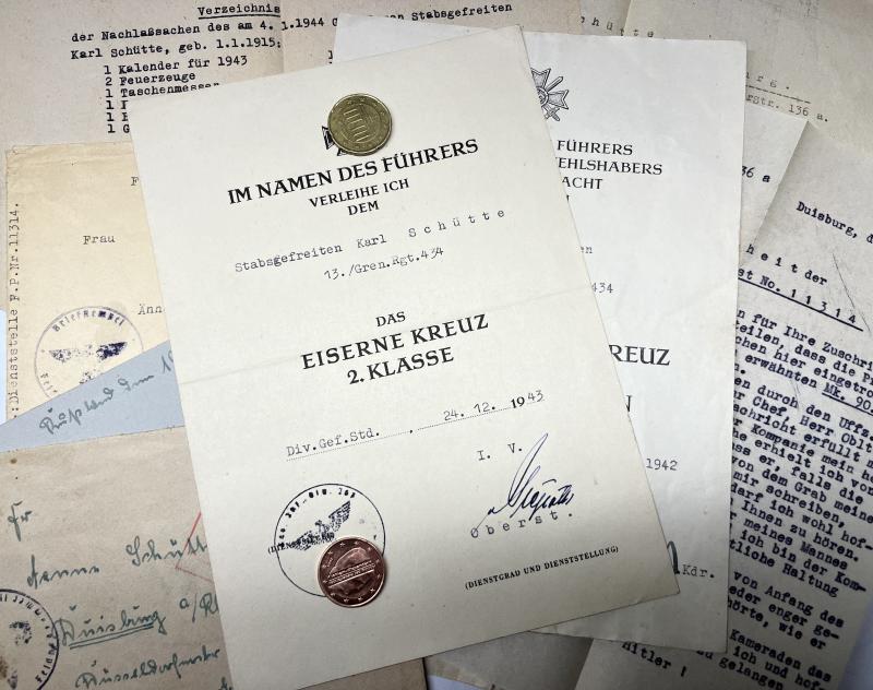 Citation set grouping  -  WH (Heer) -  131.Inf.Div. - Schütte