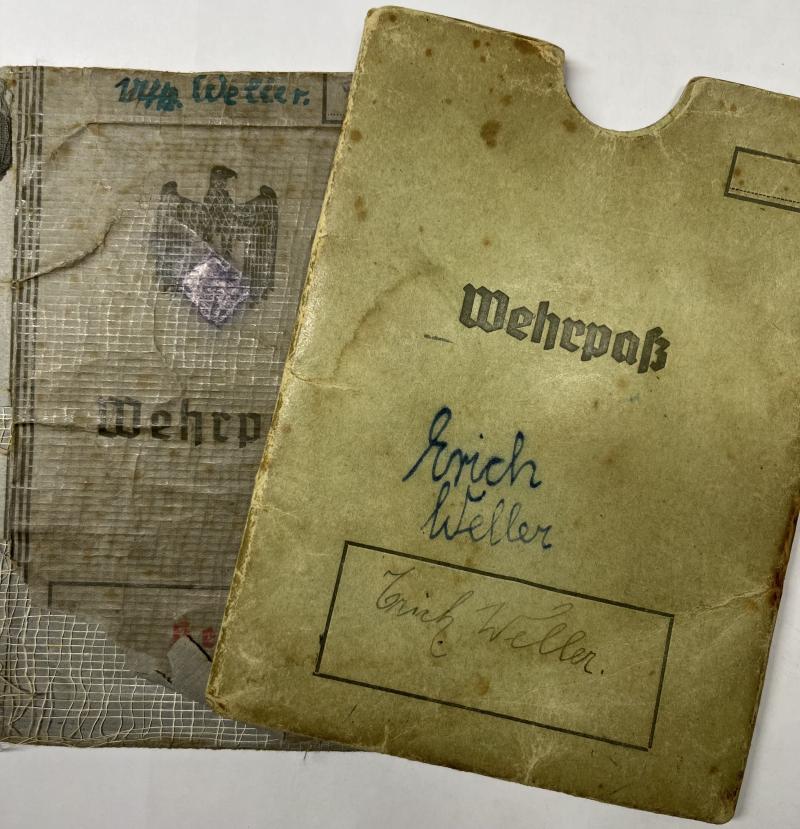 Wehrpass -  WH (Heer) -  297.Inf.Div. - Weller