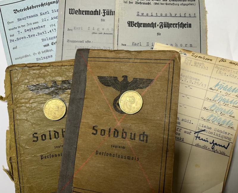 Soldbuchs grouping - WH (Heer) - 18.Pz.Div. - Zigenhorn