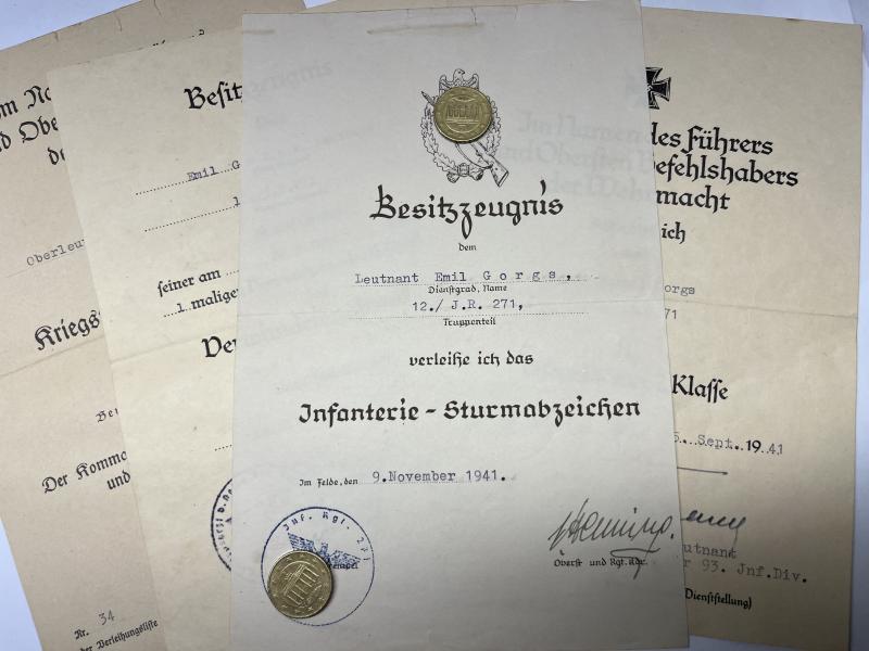 Citation grouping -  WH (Heer) -  93.Inf.Div. - Gorgs