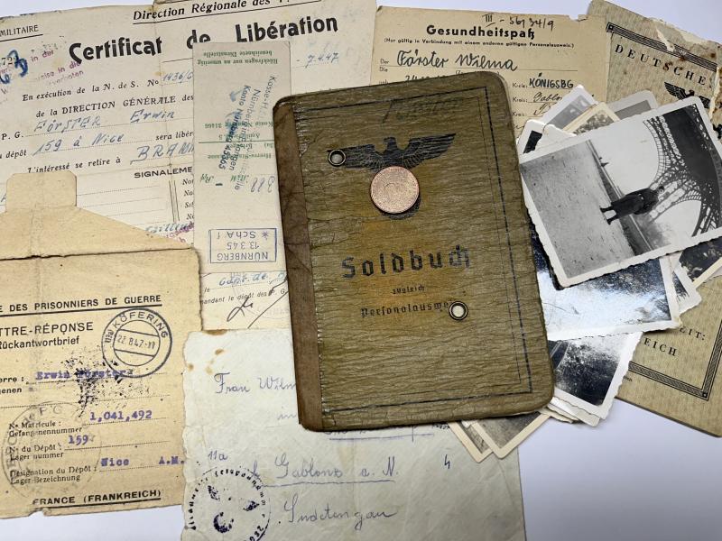 Soldbuch  WH (Heer) - 560.Inf.Div./560.Gren.Div. - Förster