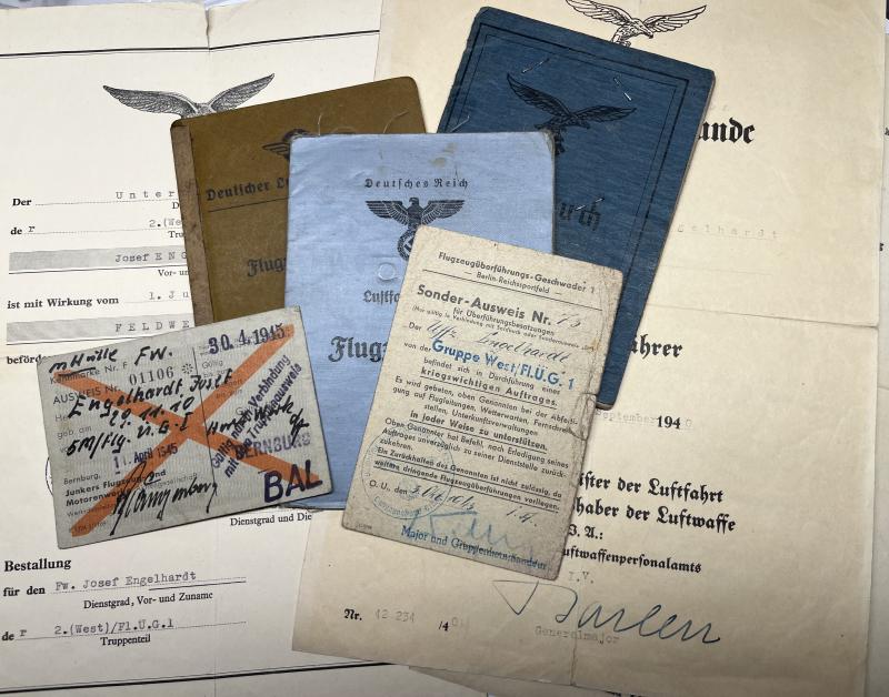 Soldbuch/citation grouping - Luftwaffe - 
