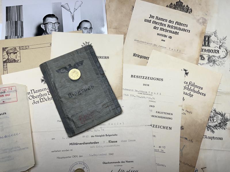 Wehrpass/citation grouping -  WH (Heer) -  2.Pz.Div./23.Pz.Div. - Teufl