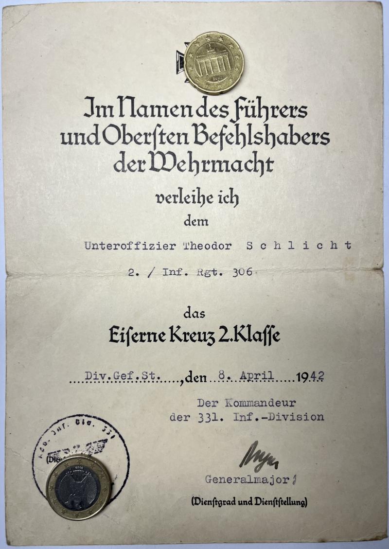 Citation - WH (Heer) - 331.Inf.Div. - Schlicht