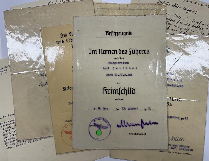 Citation grouping - WH (Heer) - 72.Inf.Div. - Seifried