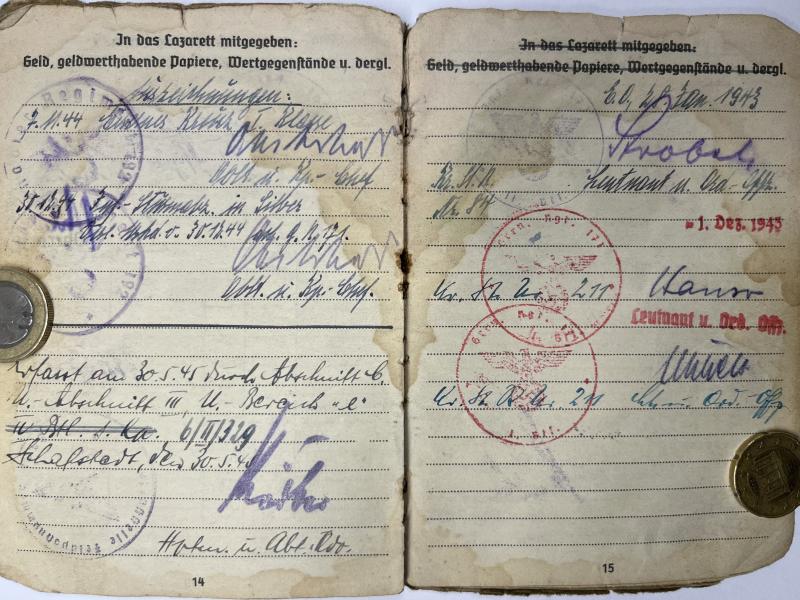 Soldbuch - WH (Heer) - 56.Inf.Div. - Retta