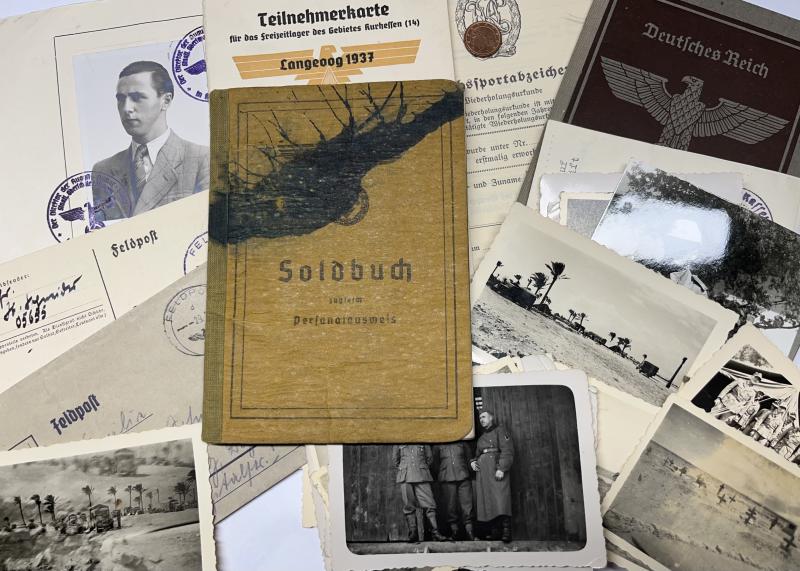 Soldbuch grouping -  WH (Heer) - 16.Pz.Div. - Schneider