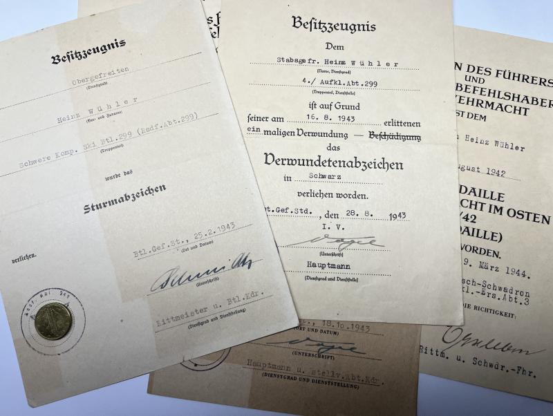 Citation grouping -  WH (Heer) - 299.Inf.Div. - Wühler