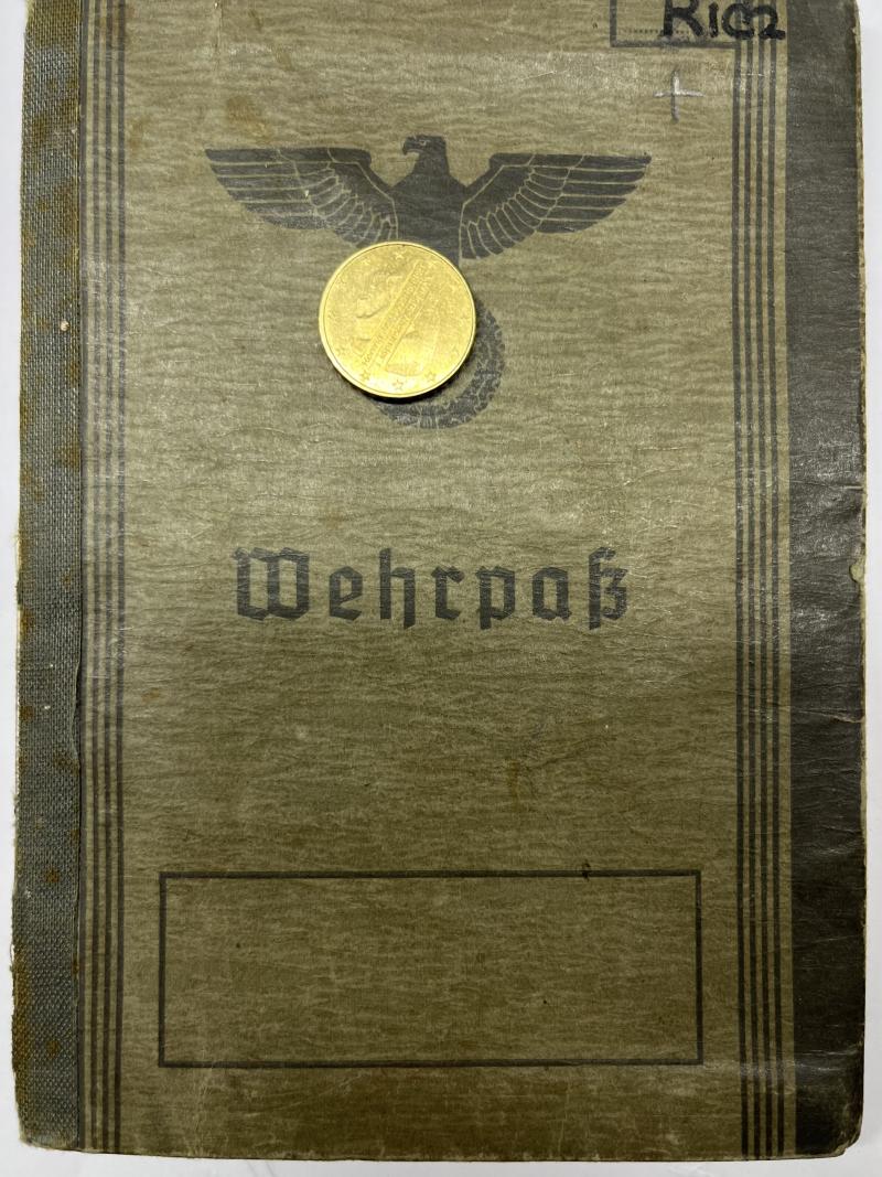 Wehrpass -  WH (Heer) -  Pi.Btl.672 - Richling