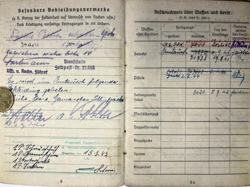Soldbuch/citations - WH (Heer) - .Inf.Div. - Herzog