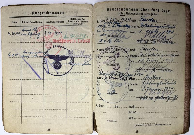 Soldbuch/citations - WH (Heer) - .Inf.Div. - Herzog