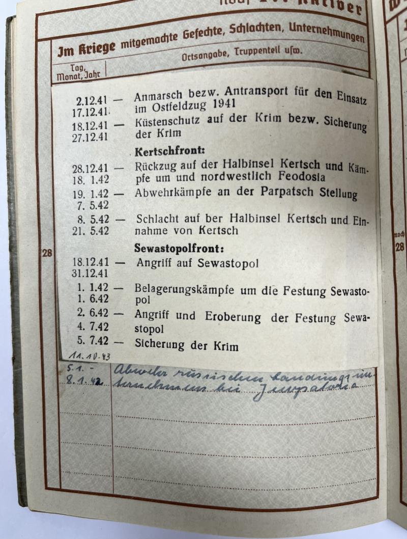 HY I.D,s/Wehrpass - Funk Komp.F (mot) (verst.) 674 - Kötter